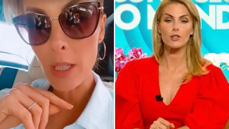 Após fãs notarem "aliança", Ana Hickmann explica explica anel: "É presente" - Reprodução/ Record TV