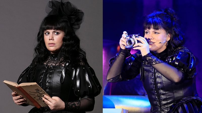 Ana Luiza Ferreira vive Lydia em Beetlejuice - O Musical - Foto: Leo Aversa