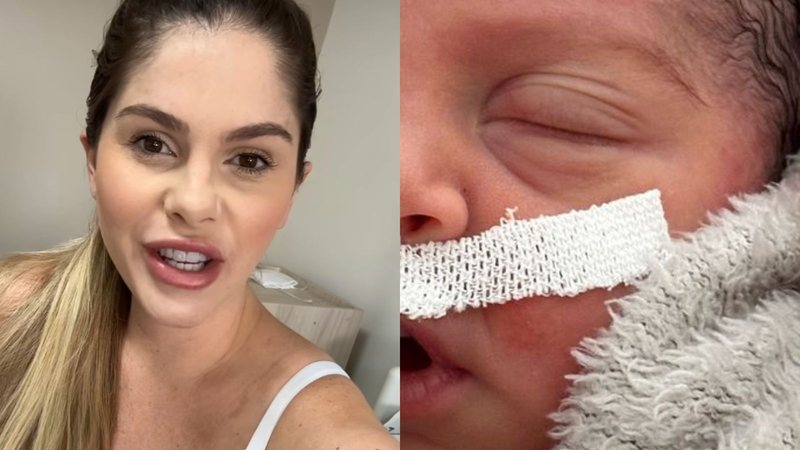 Bárbara Evans encanta ao exibir rostinho dos filhos gêmeos - Reprodução/Instagram