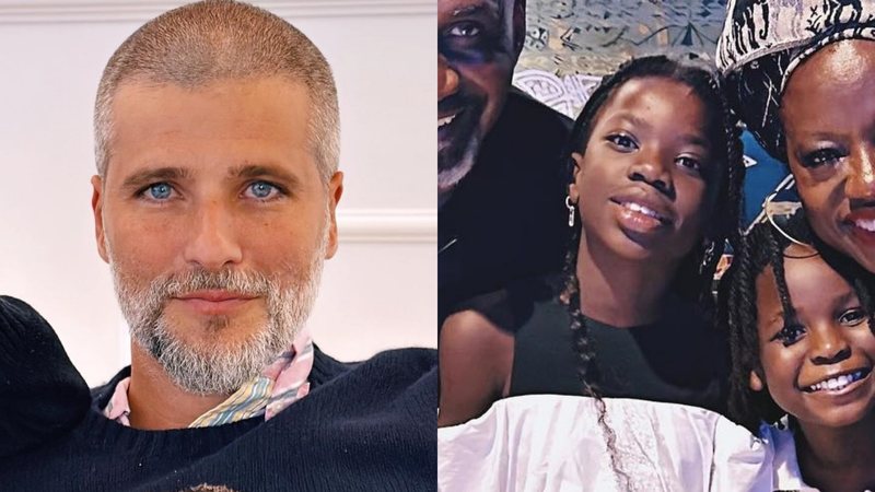 Filhos de Bruno Gagliasso conhecem Viola Davis - Repodução/Instagram