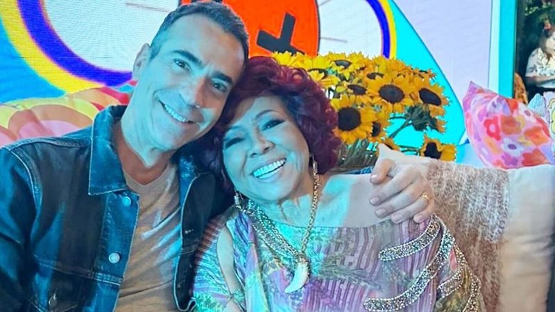 César Tralli mostra foto de encontro com Alcione - Reprodução/Instagram