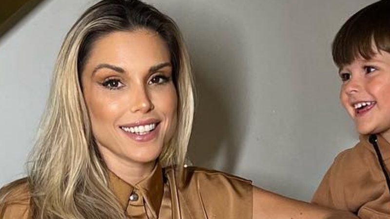 Flávia Viana combina look com o filho - Reprodução/Instagram