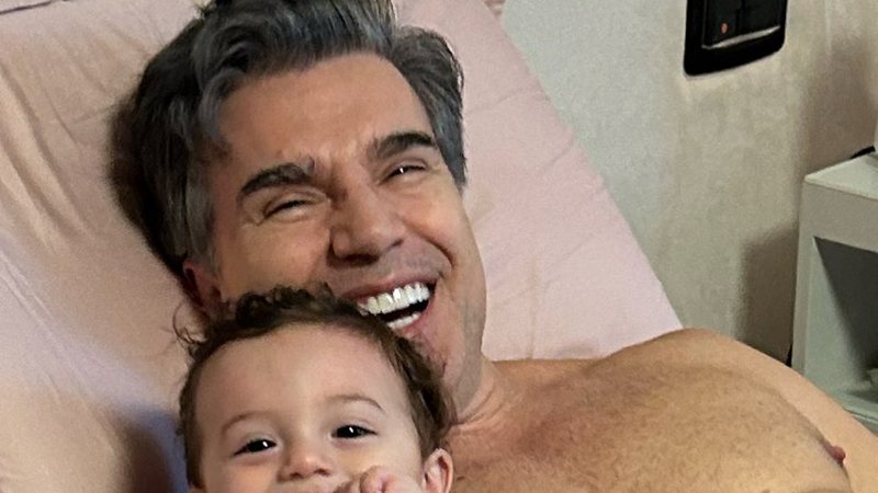 Marido de Claudia Raia encanta ao mostrar o filho todo sorridente - Reprodução/Instagram