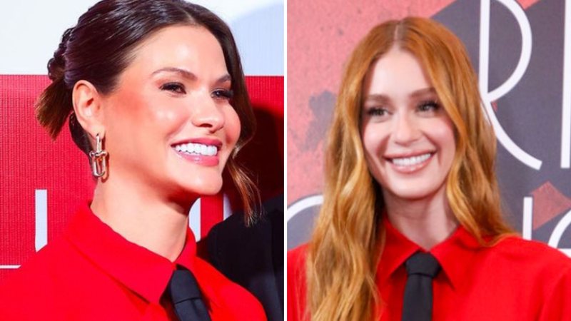 Coincidência? Marina Ruy Barbosa aparece com o mesmo look de Andressa Suita - AgNews/Instagram