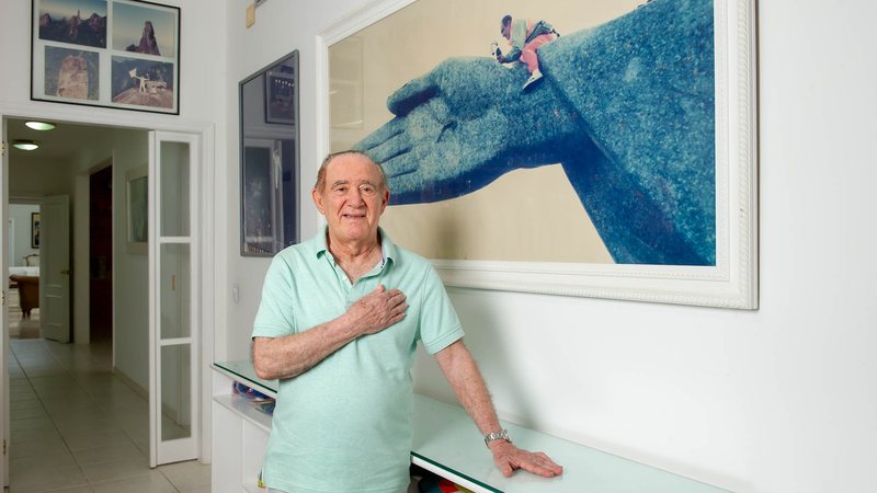 Renato Aragão em sua casa no Rio de Janeiro - FOTOS: CADU PILOTTO