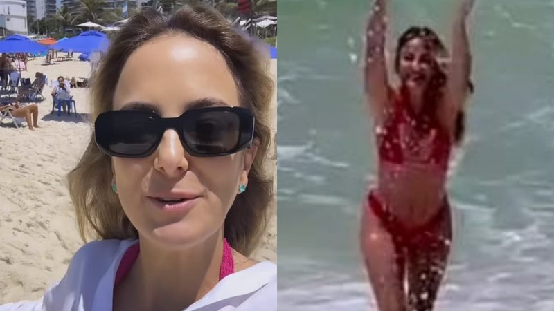 Ticiane Pinheiro esbanja corpo escultural em dia de praia - Reprodução/Instagram