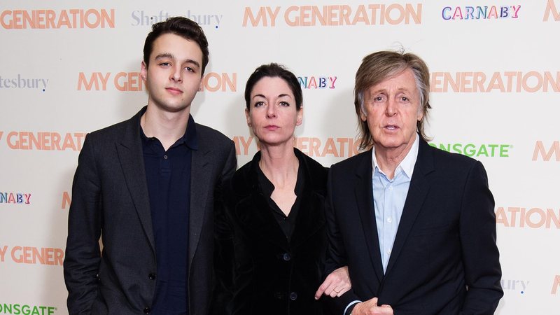 Arthur Donald, Mary McCartney e Paul McCartney - Foto: Getty Images