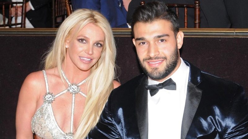 Britney Spears e o ator Sam Asghari - Foto: Getty Images