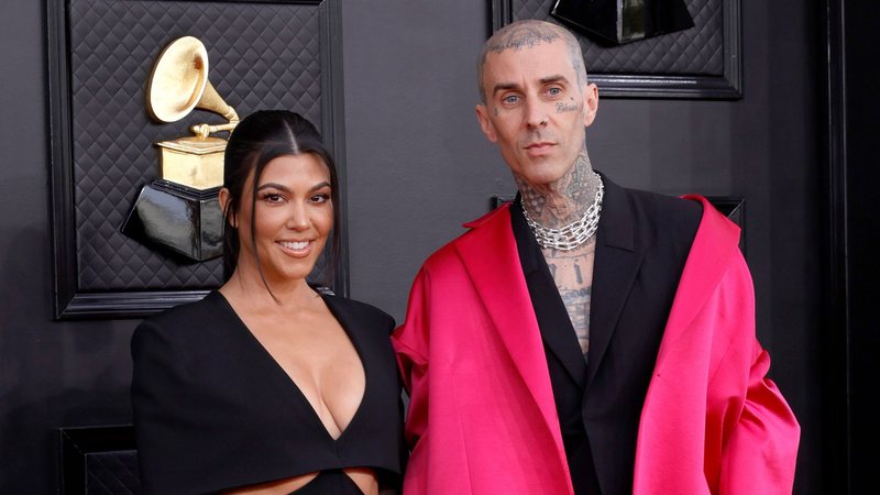 Kourtney Kardashian e Travis Barker - Getty Images