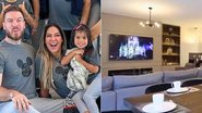 Montagem de fotos de Maíra Cardi, Thiago Nigro, Sophia Cardi e a casa dos EUA - Foto: Reprodução/Instagram @thiago.nigro @jujudicasa