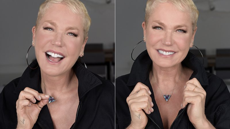 Xuxa exibe o presente - FOTOS: BLAD MENEGHEL; BELEZA: EDDUH MORAES; STYLIST: TXIELLO