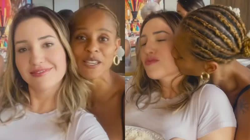 Aline Wirley mostra encontro com Amanda Meirelles - Reprodução/Instagram