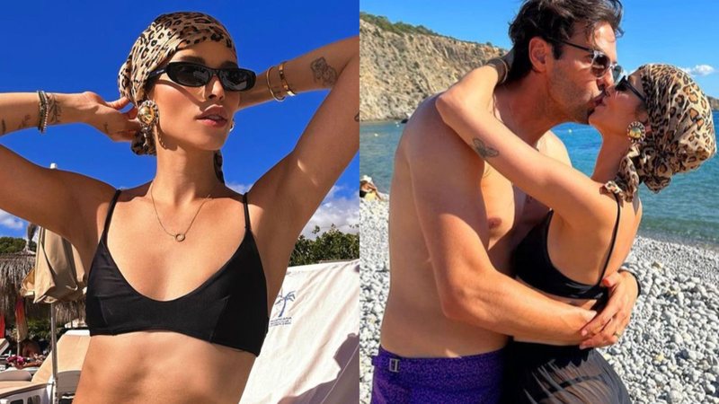 Carol Dias e Kaká posam em clima de romance em Ibiza - Reprodução/Instagram