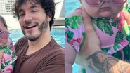 Filha de Viih Tube e Eliezer deu um show de fofura em seu primeiro banho de piscina - Reprodução/Instagram