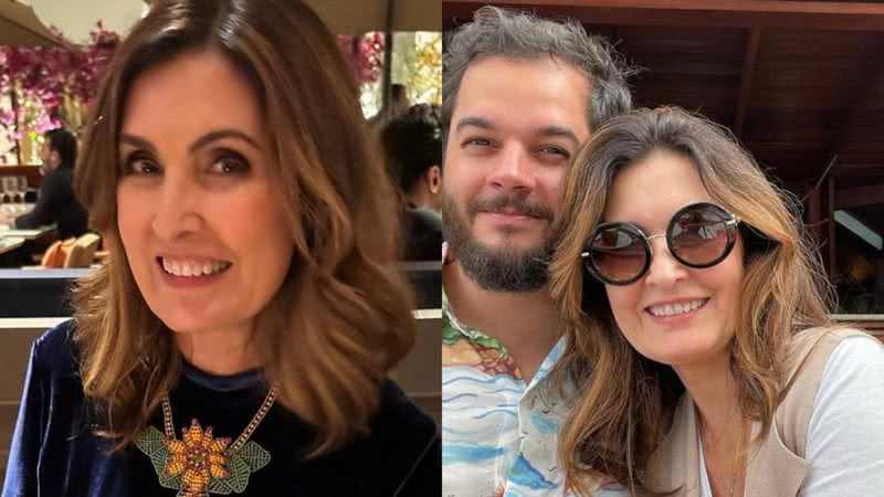 Fátima Bernardes recebeu "parabéns" adiantado do namorado Túlio Gadêlha - Reprodução: Instagram