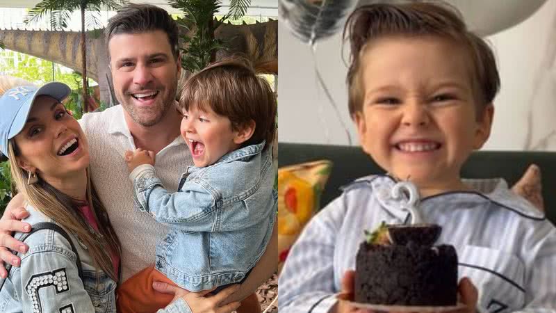 Flávia Viana e Marcelo Zangrandi comemoram aniversário de 3 anos do filho - Reprodução/Instagram