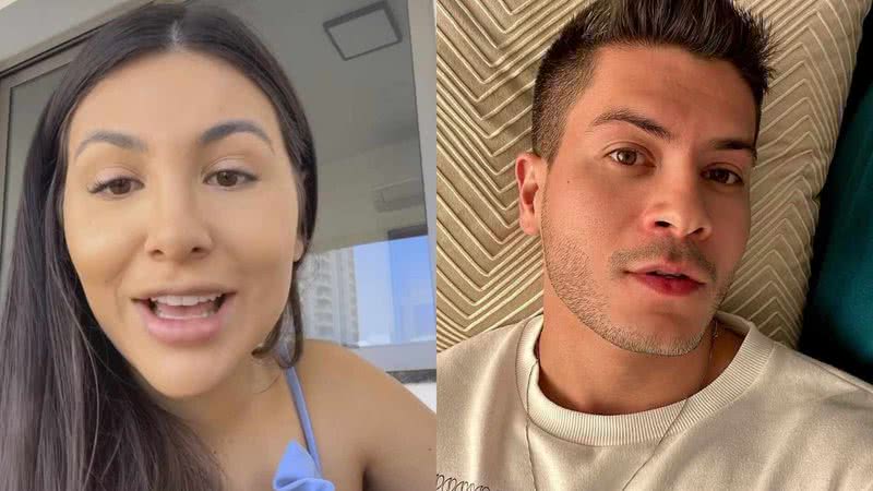 Jheny Santucci revela que tomou susto ao descobrir gravidez de Arthur Aguiar - Reprodução/Instagram