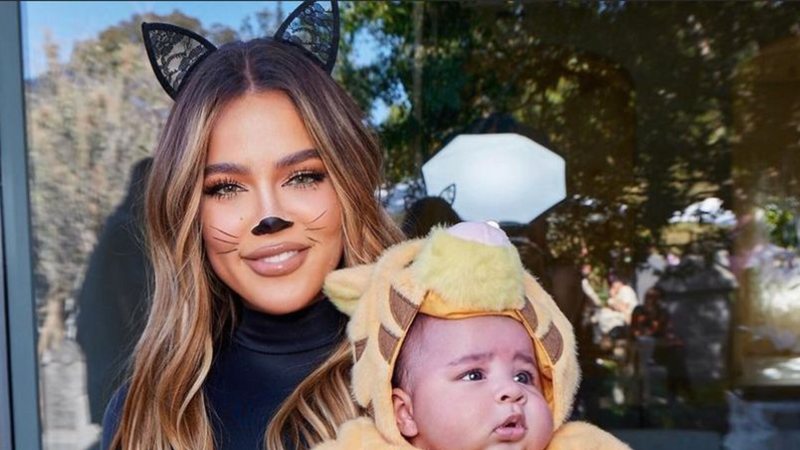 Khloé Kardashian mostrou um momento mãe e filho com o pequeno Tatum - Reprodução: Instagram