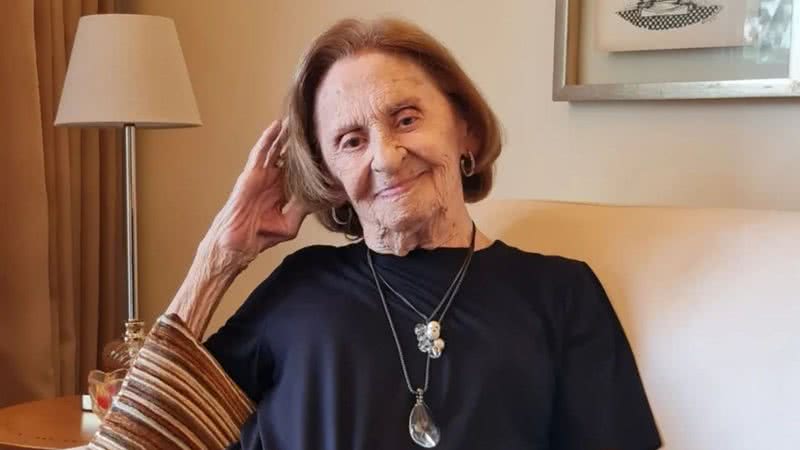 Imagem da atriz Laura Cardoso, que completa 96 anos nesta terça-feira, 13 - Foto: Reprodução/Instagram @atrizlauracardoso