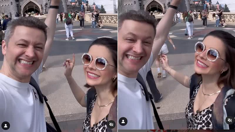 Lucas Lima e Sandy em viagem que fizeram há poucos dias - Foto: Reprodução / Instagram