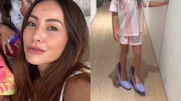 Sabrina Sato mostra Zoe brincando com sapatos e impressiona ao exibir tamanho da pequena - Reprodução/Instagram