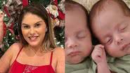 Bárbara Evans e seus filhos, Antônio e Álvaro - Foto: Reprodução / Instagram