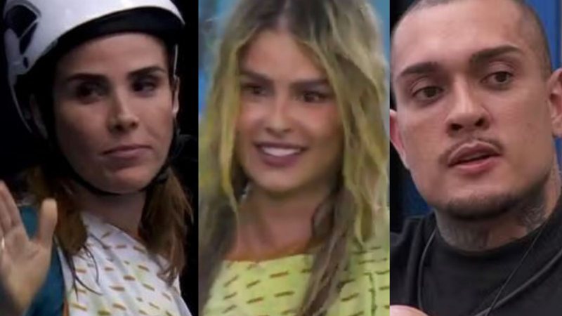 Wanessa, Yasmin Brunet e MC Bin Laden estão no Camarote do BBB24 - Reprodução/Globo/Twitter