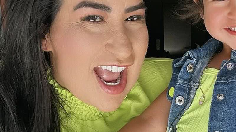 Fabiola Gadelha mostra fotos com a filha, Yarin - Foto: Reprodução / Instagram