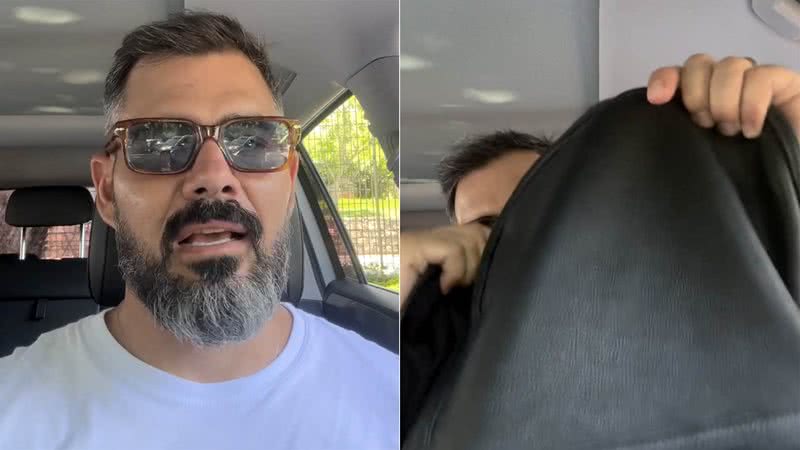 Juliano Cazarré mostra o que leva em sua mochila - Foto: Reprodução / Instagram