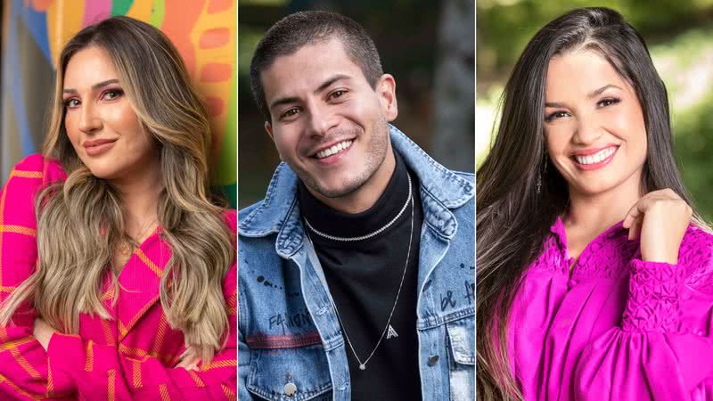 Montagem de fotos de Amanda Meirelles, Arthur Aguiar e Juliette Freire; campeões tiveram presença marcante nas redes durante o BBB - Foto: Reprodução/Globo