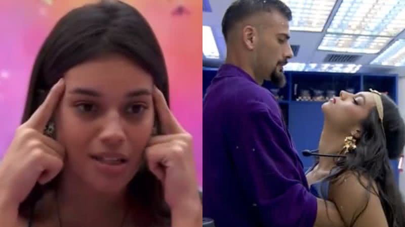 Alane afirmou que ansiedade e sentimento de culpa desencadearam seu desmaio durante conversa com Nizam no BBB 24 - Reprodução / TV Globo