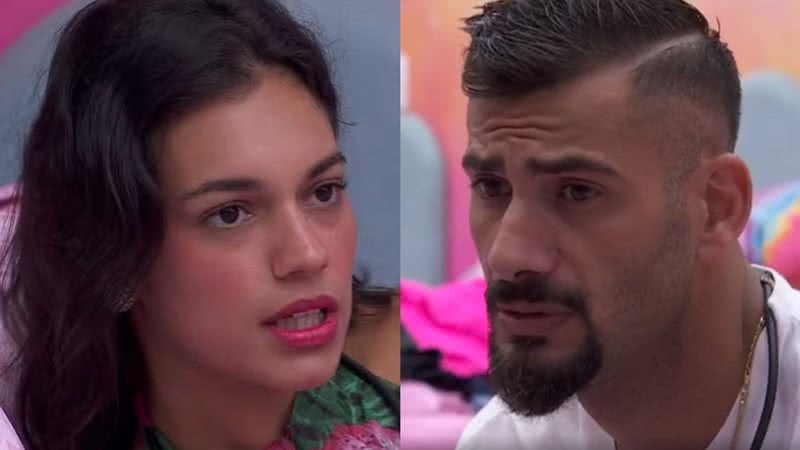 Após virar alvo da casa no BBB 24, Alane quis saber se Nizam pensou em colocá-la no terceiro paredão - Reprodução / TV Globo