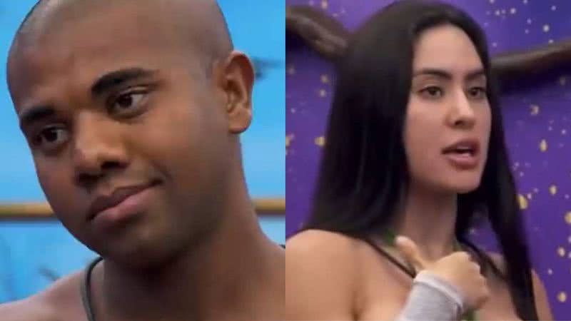 Davi e Isabelle no BBB 24 - Foto: Reprodução / TV Globo