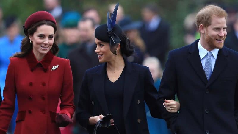 Kate Middleton,  Meghan Markle e Harry - Foto: Getty Images