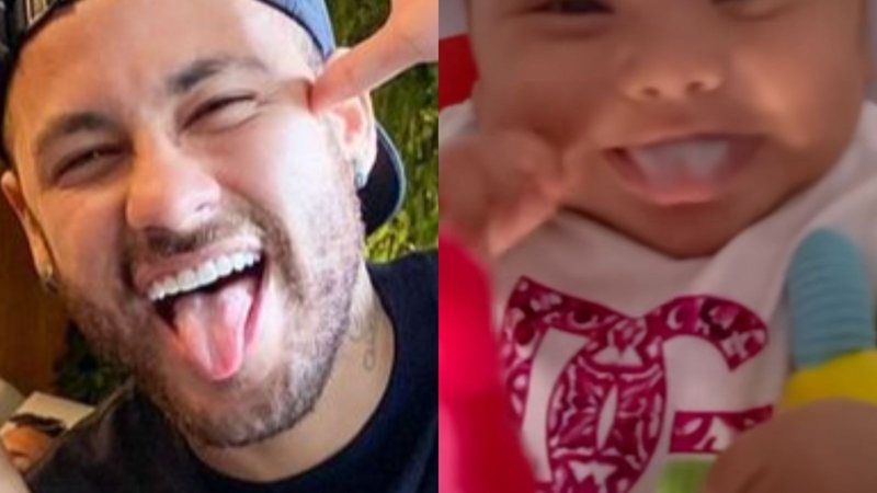 Neymar Jr encanta com vídeo fofo de Mavie - Reprodução/Instagram