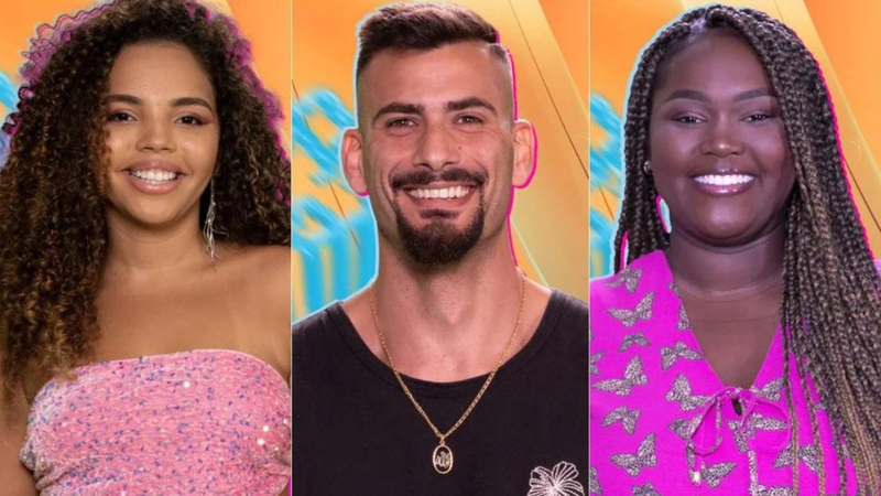 Giovanna Patel, Nizam e Raquele estão no quarto paredão do BBB 24 - Foto: Divulgação