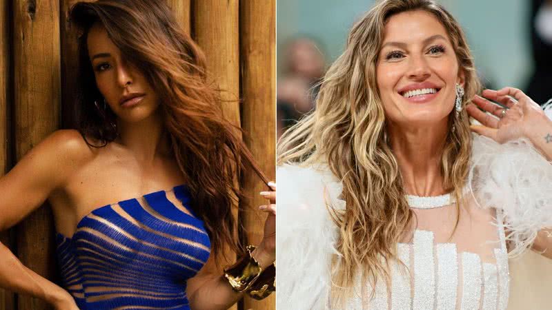 Montagem de fotos de Sabrina Sato e Gisele Bündchen - Foto: Getty Images/Instagram @sabrinasato