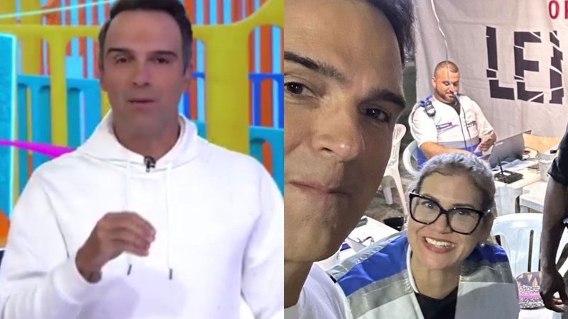 Tadeu Schmidt é parado em blitz após apresentar o BBB 24 - Reprodução/Globo/Instagram