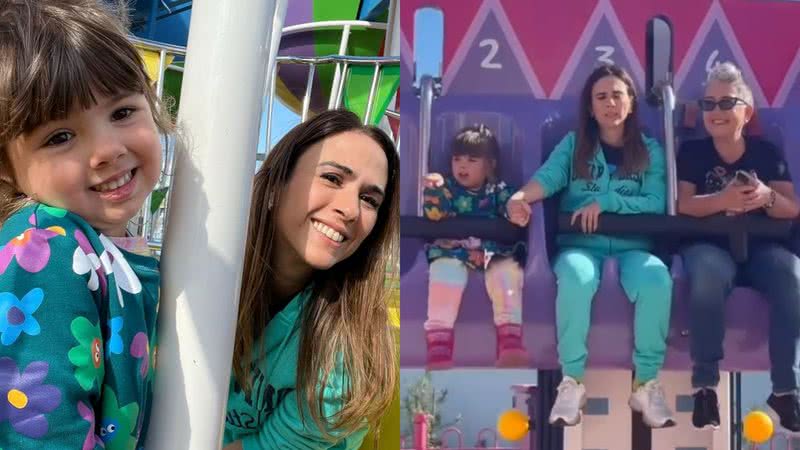 Tata Werneck em brinquedo infantil - Reprodução/Instagram