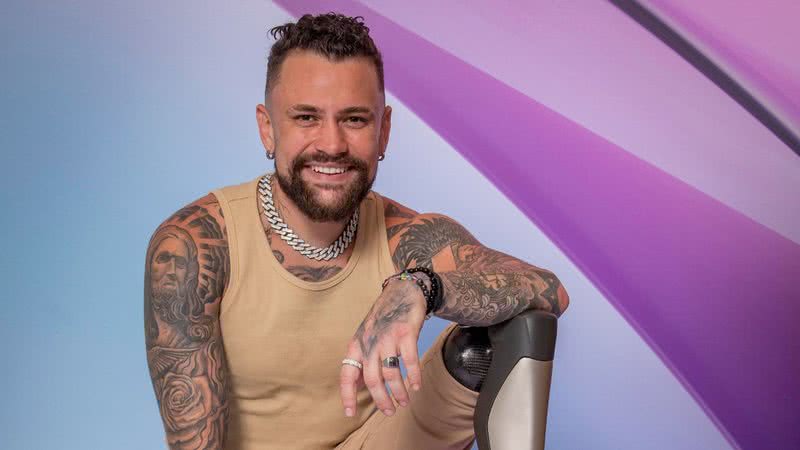 O atleta paralímpico e brother do BBB 24 Vinicius Rodrigues - Foto: Reprodução/Globo