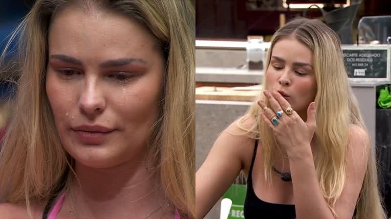 Yasmin Brunet tem sofrido problemas para controlar alimentação no BBB 24 - Foto: Reprodução/TV Globo