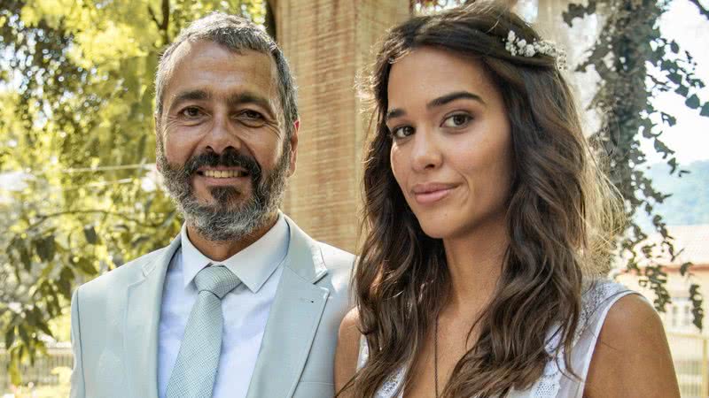 Marcos Palmeira e Theresa Fonseca - Foto: Globo/Paulo Belote