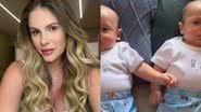 Bárbara Evans celebra o terceiro mês dos filhos gêmeos - Reprodução/Instagram