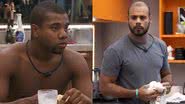 Davi e Marcus Vinicius disputam o oitavo paredão do BBB 24 - Foto: Reprodução / TV Globo