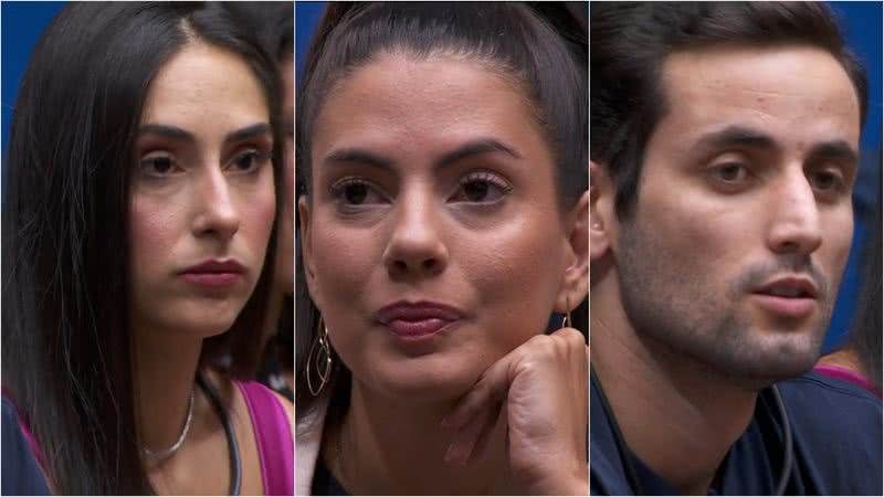 Deniziane, Fernanda e Matteus - Reprodução/Globo