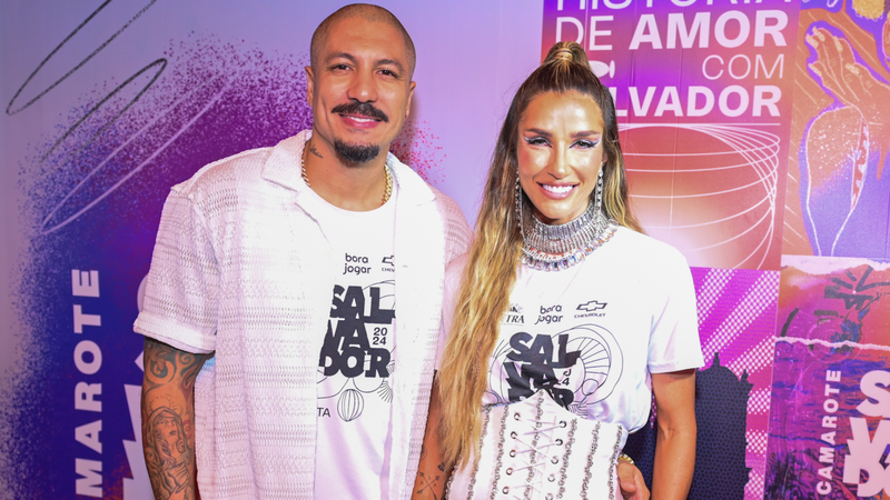 Aline Gotschalg e Fernando Medeiros marcaram presença no Carnaval de Salvador - Foto: Caio e Thiago Duran/Camarote Salvador