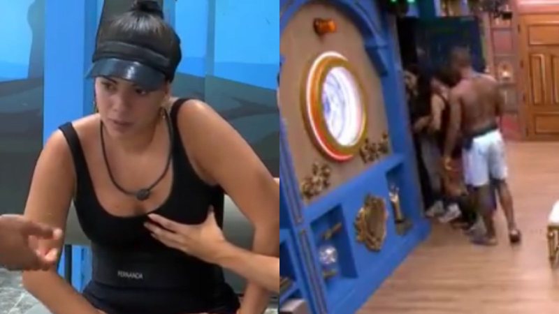 Fernanda passa mal e é levada para confessionário do BBB 24 - Reprodução/Globo