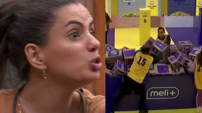 Fernanda reclama do comportamento de brothers durante prova no BBB 24 - Reprodução/Globo