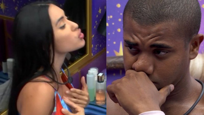 Isabelle e Davi discutem após formação do paredão no BBB 24 - Reprodução/Globo