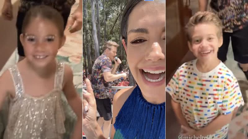 Thais Fersoza e Michel Teló levam os filhos para o carnaval - Foto: Reprodução / Instagram